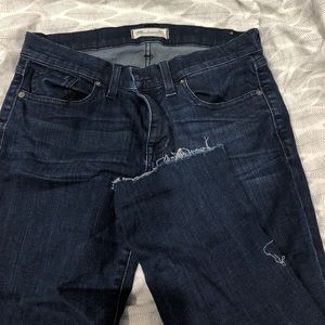 Madewell skinny jeans cut-off at ankle